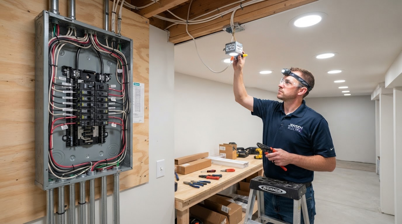 Electrical Services project scope by Bastille Construction & Remodeling