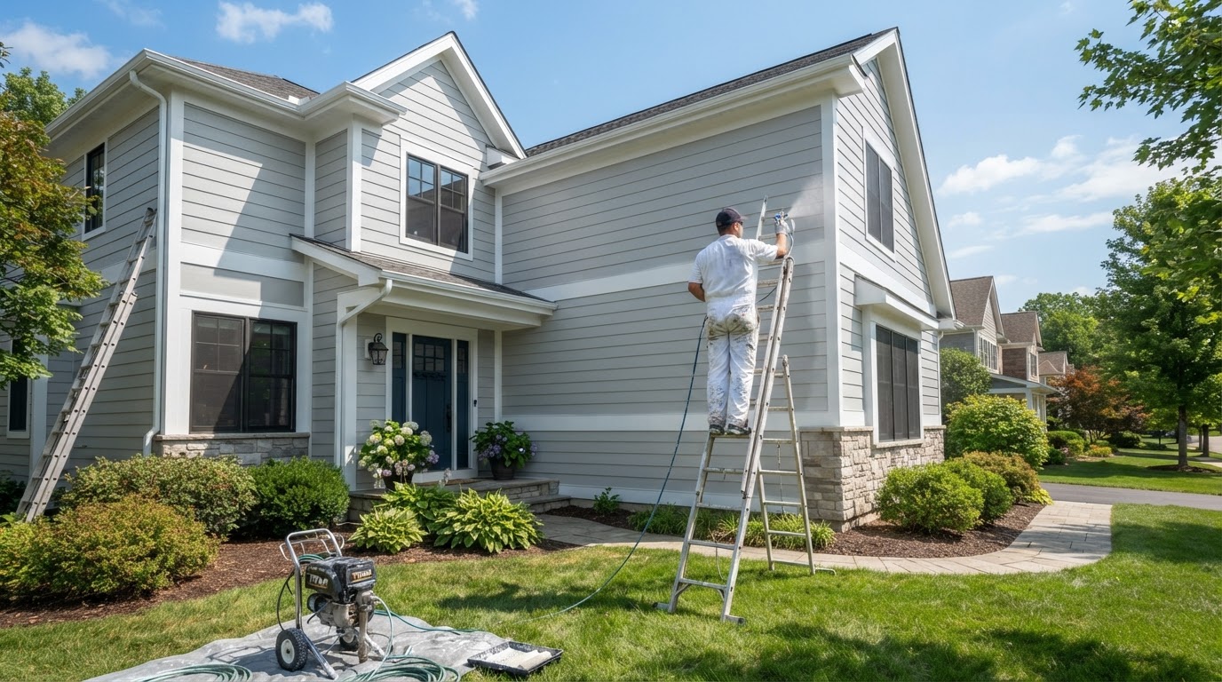 Exterior Painting project scope by Bastille Construction & Remodeling