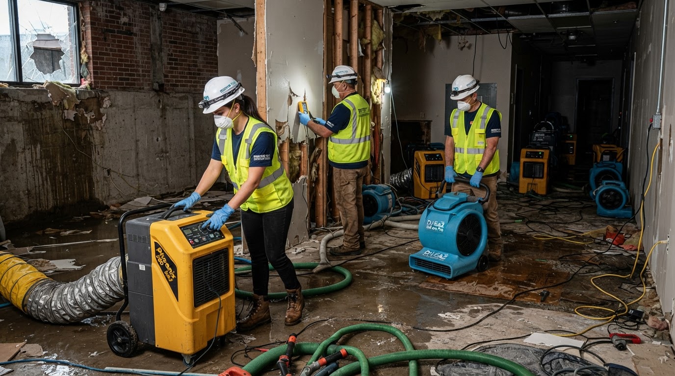 Emergency Catastrophe Water Extraction & Structural Drying