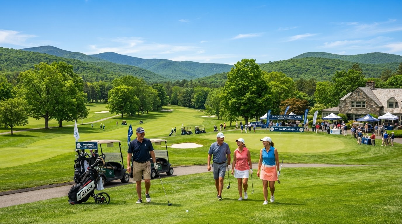 Golf course background
