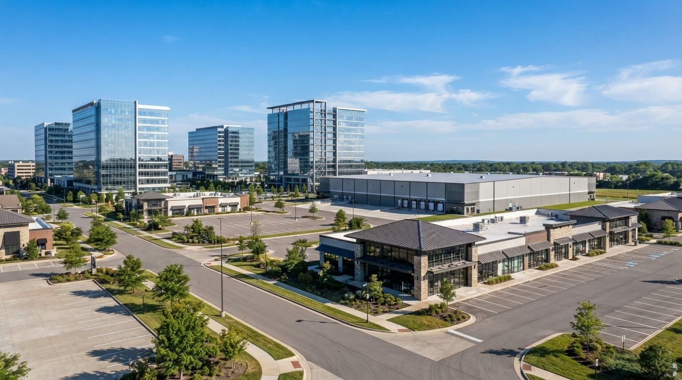 Commercial real estate district