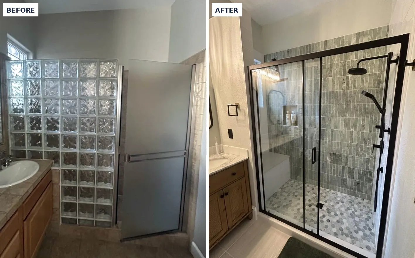 Recent project: before and after remodel, Reno, NV