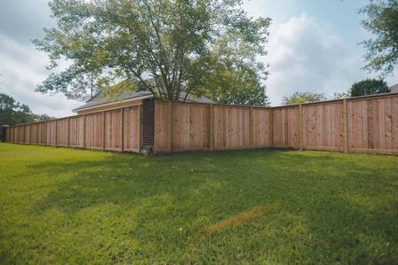 Wood fence by JC Fencing