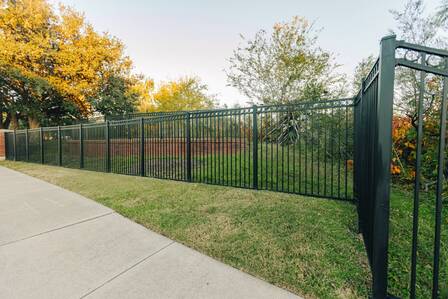 Ornamental iron fence by JC Fencing