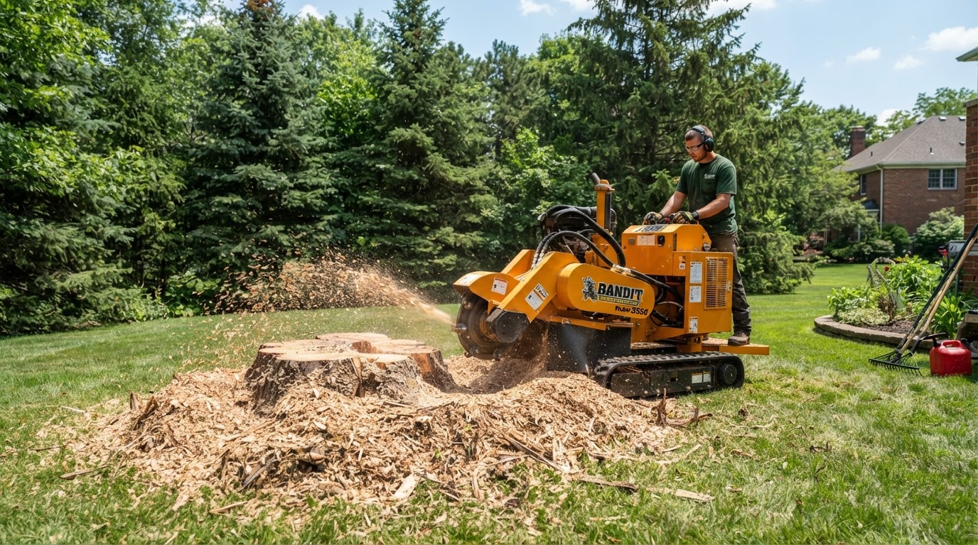 Timber Ridge Stump Grinding & Tree Care work sample 1