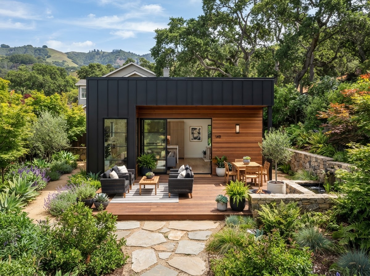 After: Mill Valley Detached Luxury Backyard ADU