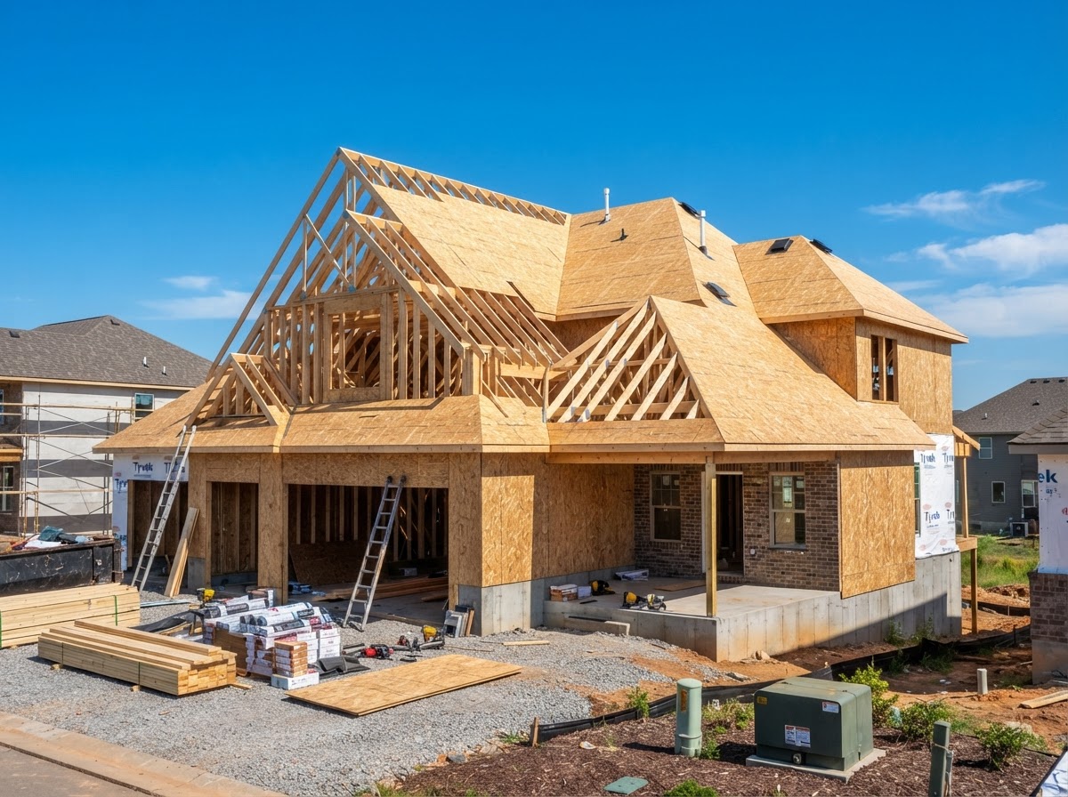 Residential Roof Framing & Sheathing Installation