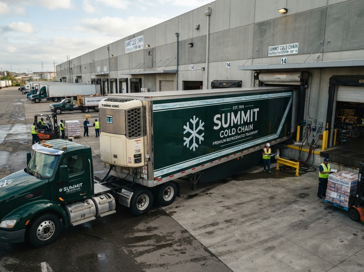 Food & Beverage — Summit Cold Chain branded reefer