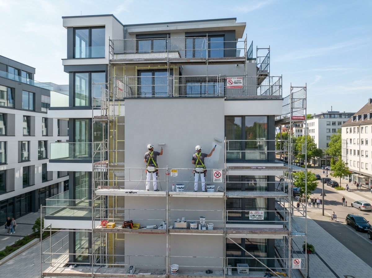 Mehrfamilienhaus Neuanstrich