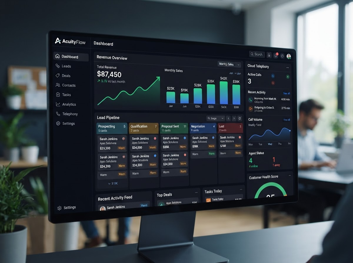 OMABPO CRM Platform Dashboard