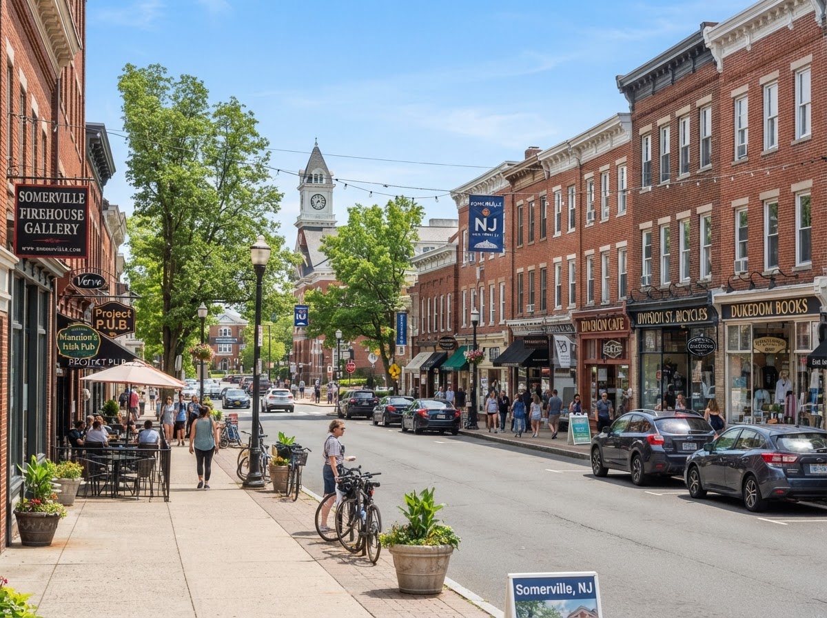 Somerville, Somerset County, NJ — The walkable county seat — a revitalized Main Street, a hist