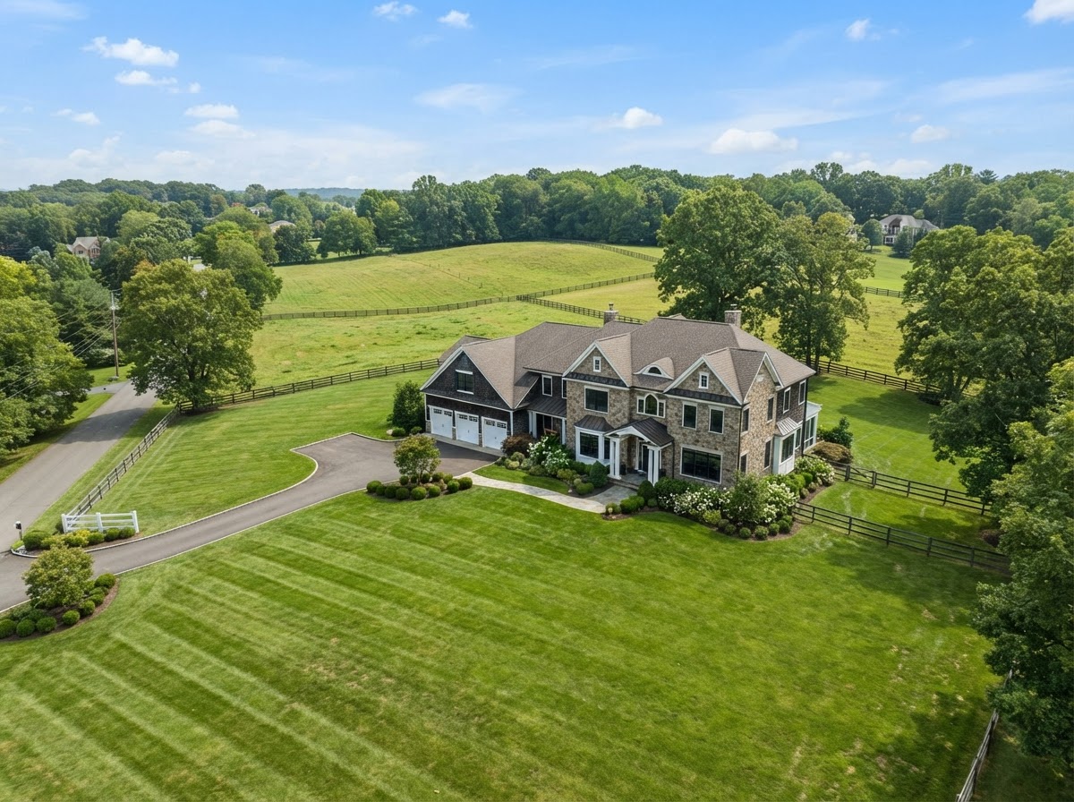 Montgomery, Somerset County, NJ neighborhood — An upscale, rural-feeling township of rolling fields and large homes a