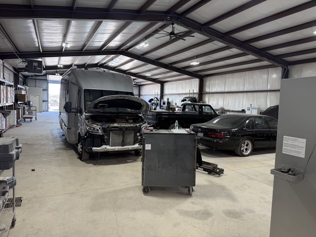 Collision repair project at Collision Center of Lubbock, Lubbock, TX