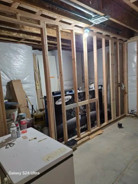 Basement Partition & Structural Timber Framing