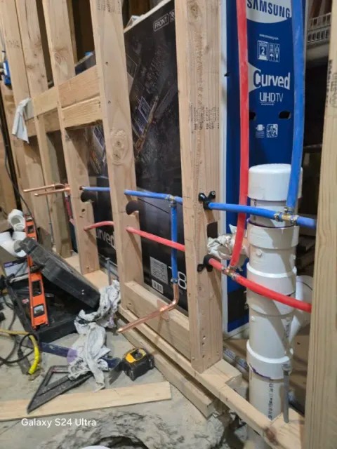 Rough-In Plumbing & PEX Distribution Framing