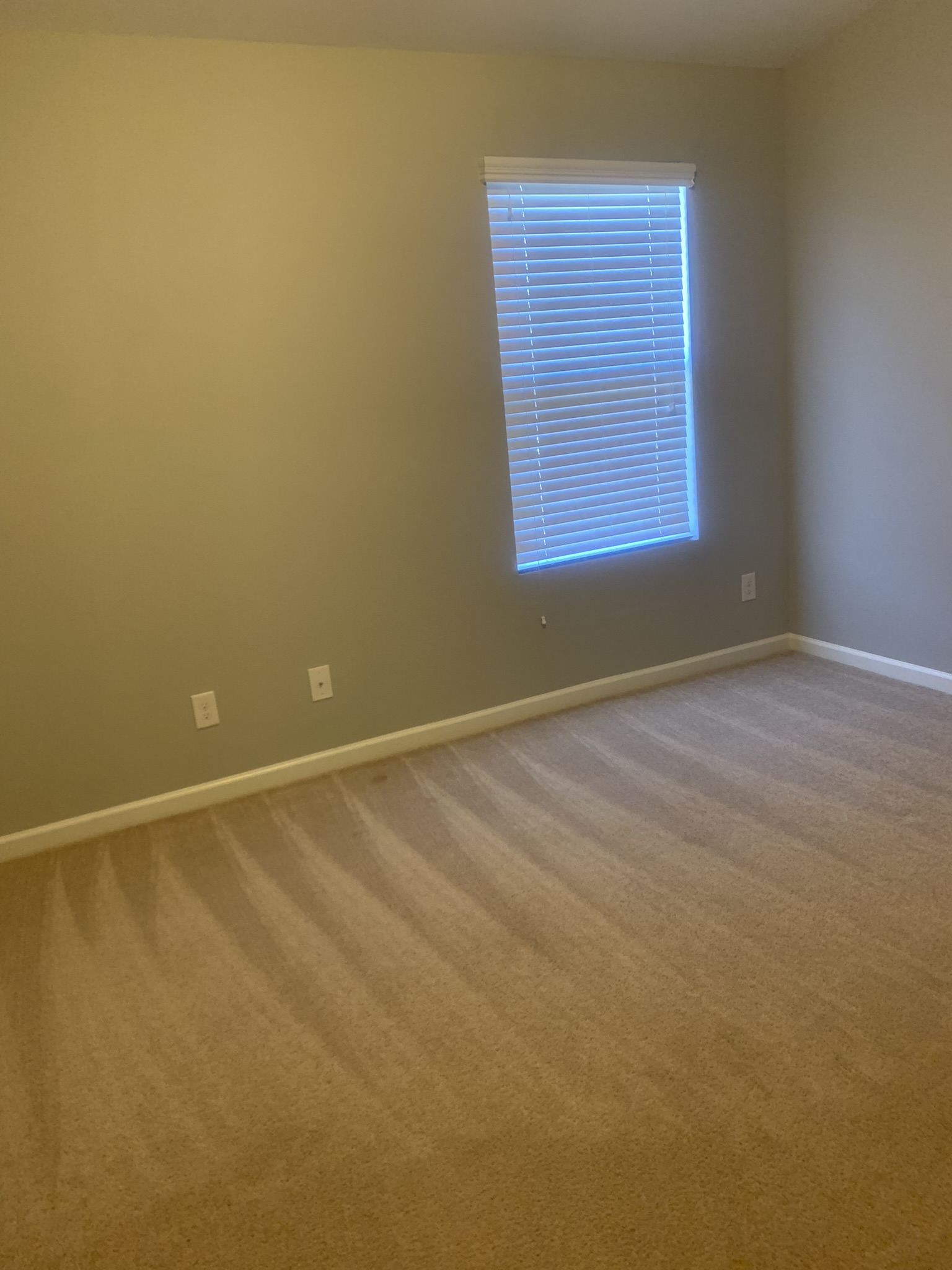Turnover-Ready Vacant Bedroom & Vacuum Triangle Patterns