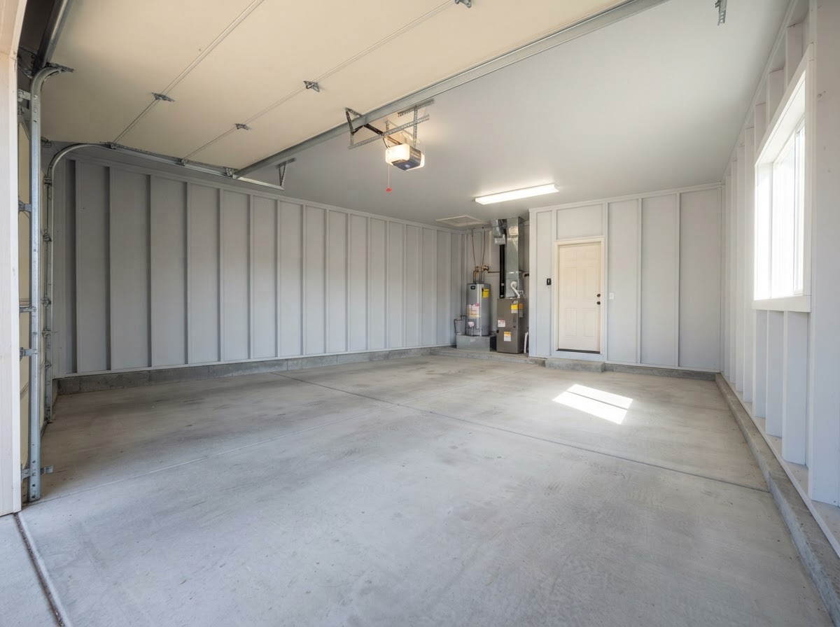 Garage cleanout — after junk removal