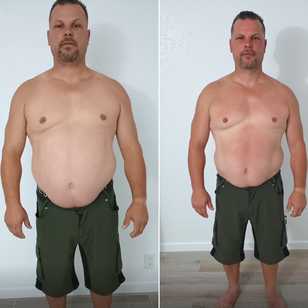 Transformation result 22 from an A Better You Fitness member