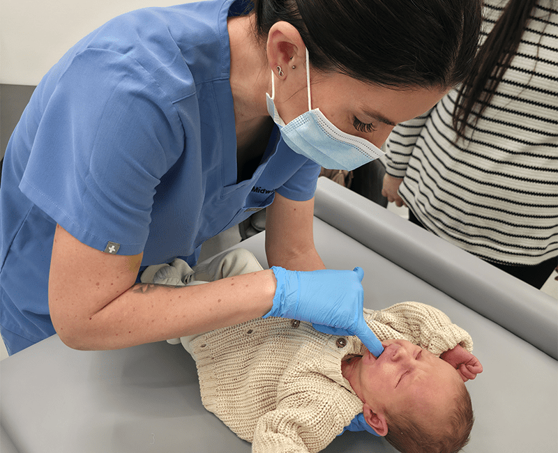 Infant gentle feeding assessment