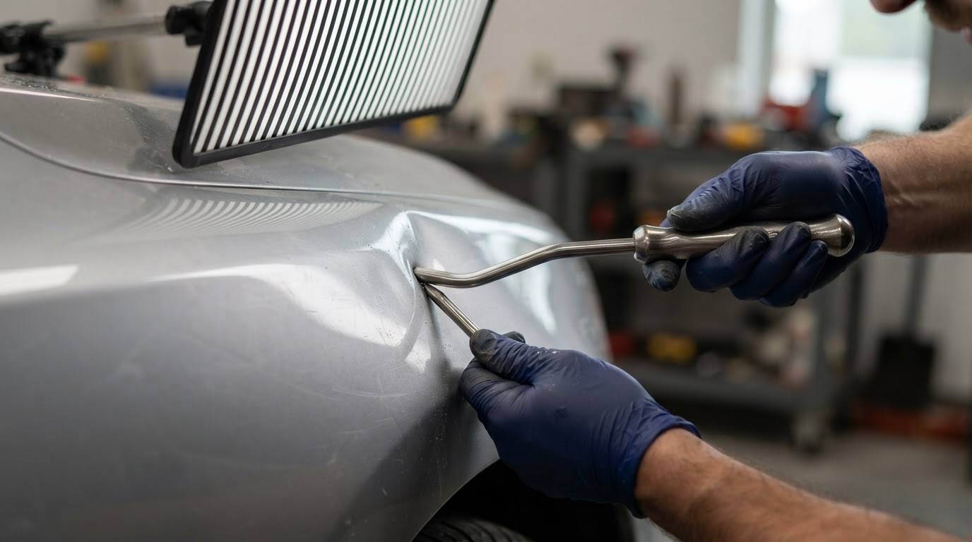 Paintless Dent Repair in Tempe, AZ at Campus Body Salon Ltd. (Collision Center), Tempe, AZ