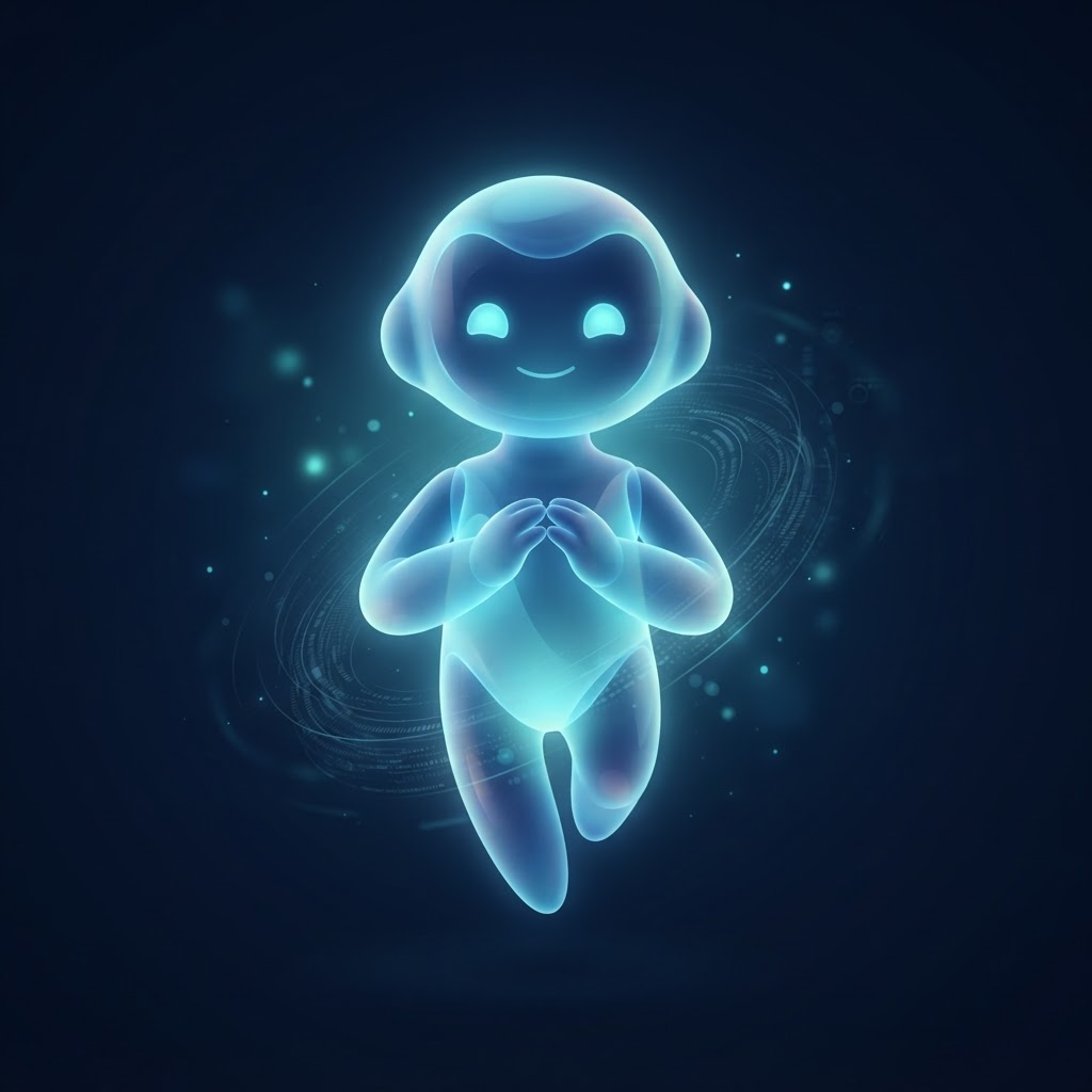 Sandra — Quadline's autonomous AI marketing coworker mascot