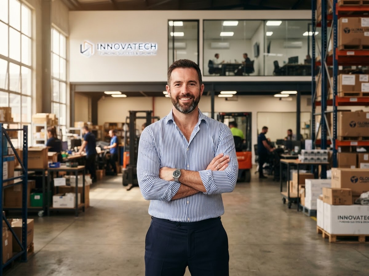 Funded entrepreneur portrait