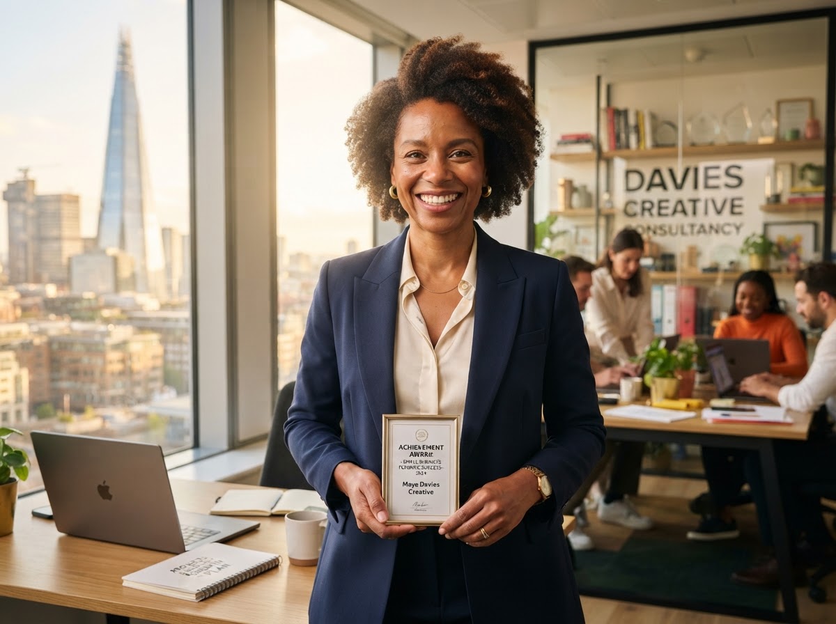 Funded business owner portrait