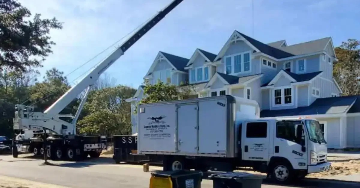 Construction crane service