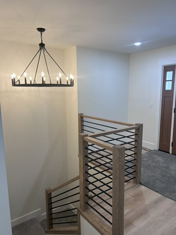 Staircase Landing & Railing Walls