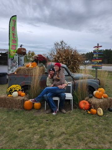 Leigh Gurden enjoying Northern Michigan autumn