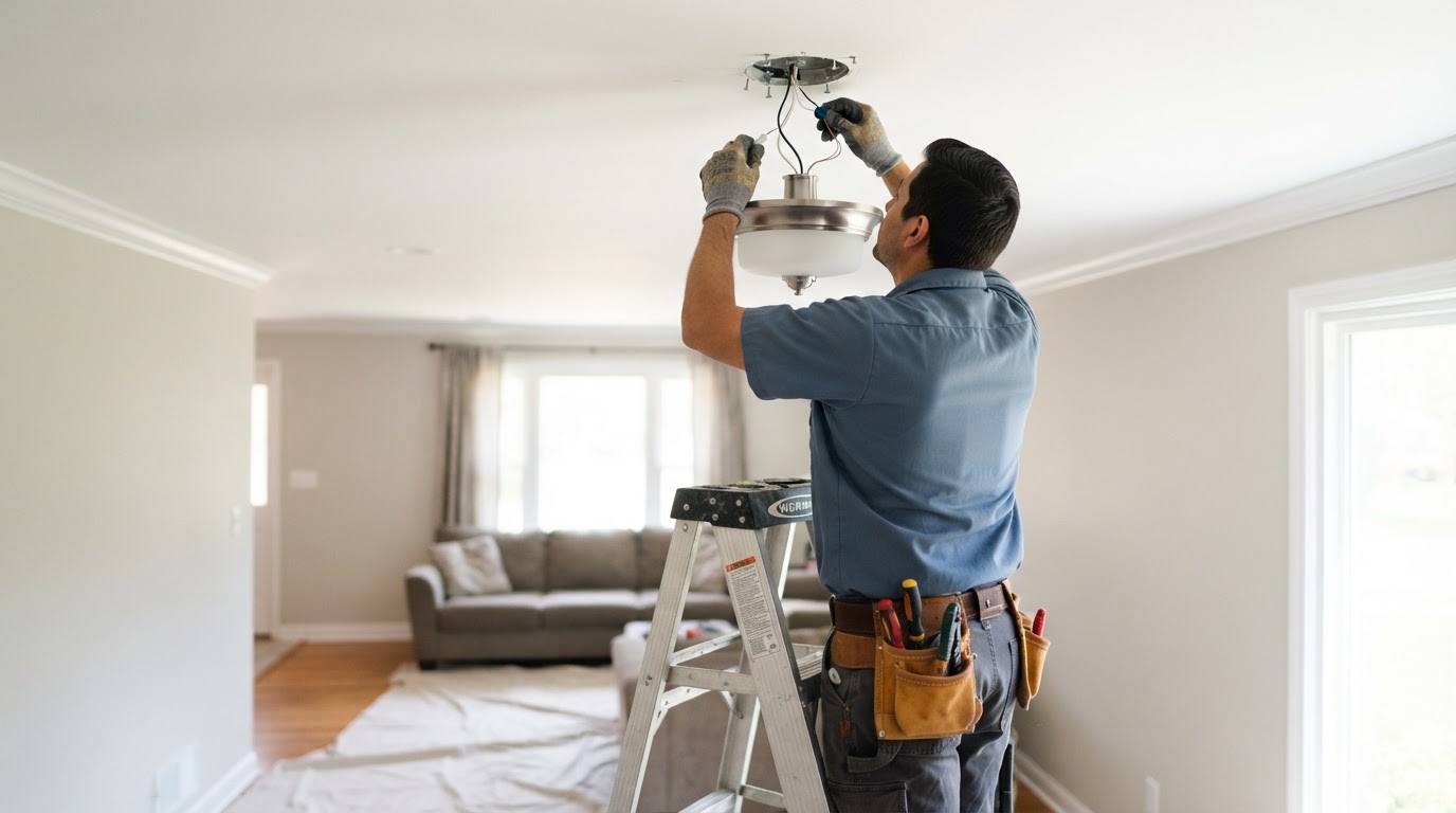 Light Electrical work by Halloran Handy Helpers