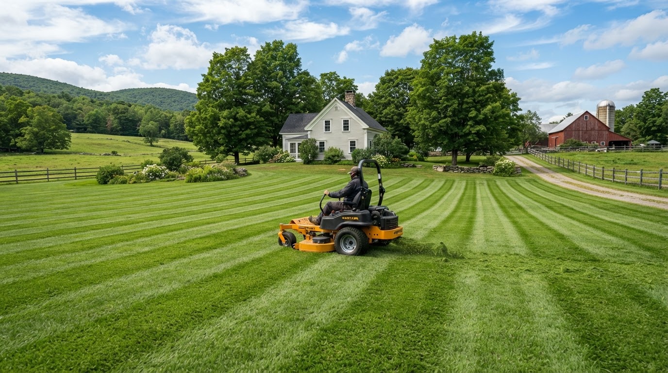 Lawn care mowing and maintenance