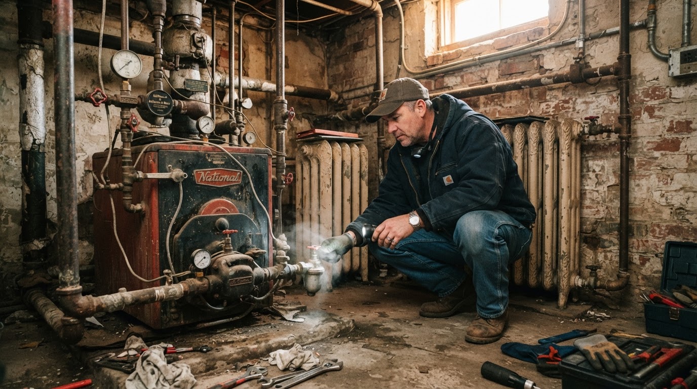 Steam boiler repair service NYC