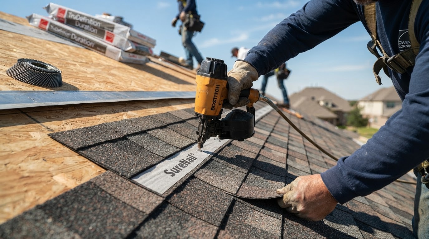 Owens Corning TruDefinition Duration Shingles installed by Ruff Roofing