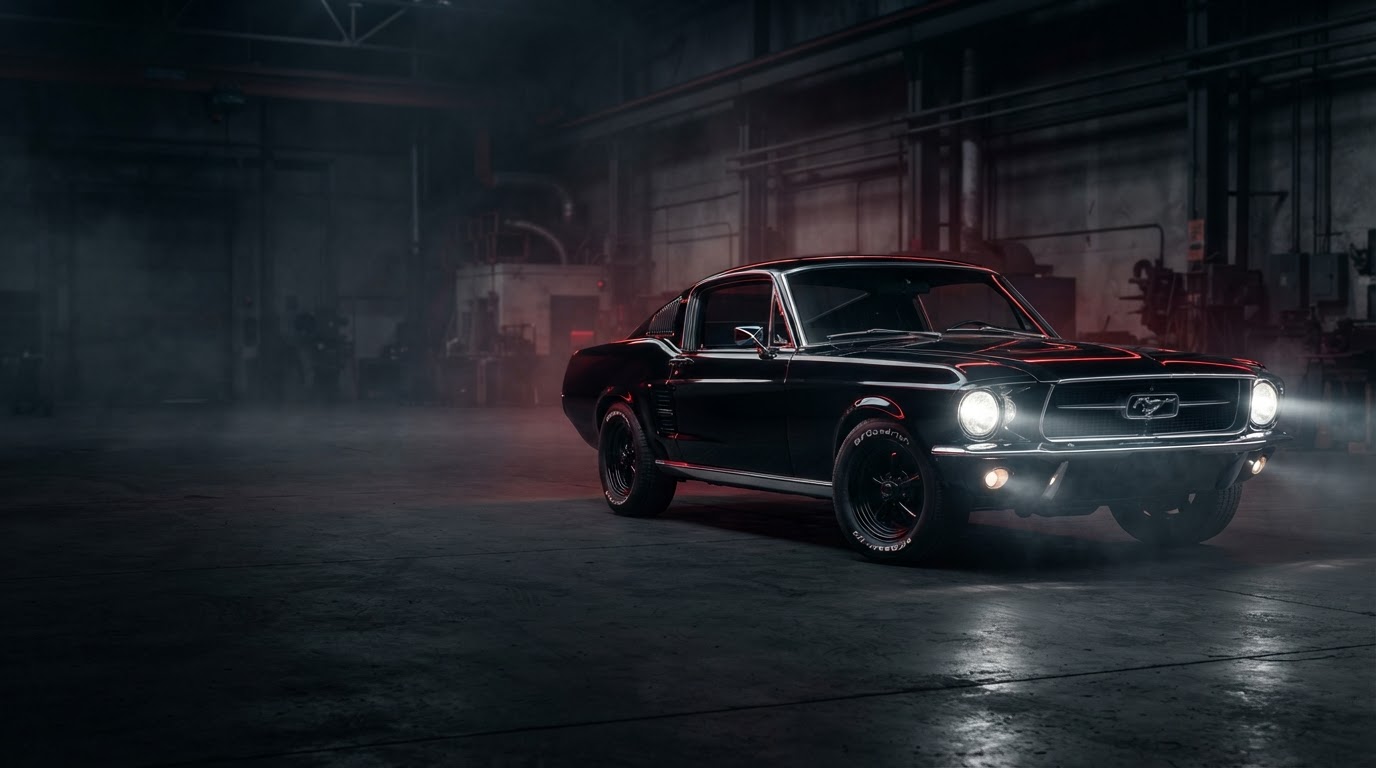 Classic muscle car