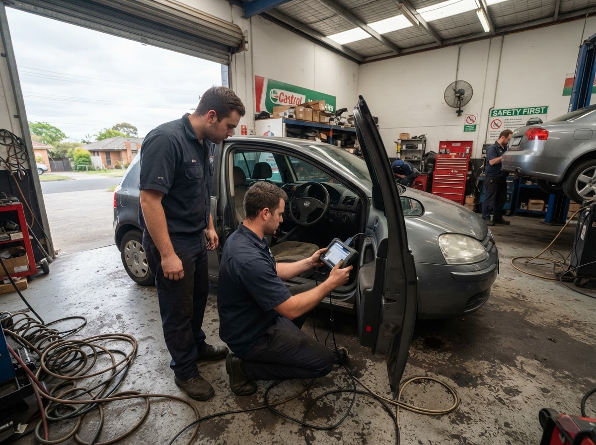 Diagnostics & Repairs — European car servicing, repairs and parts by YK Group in Moorabbin