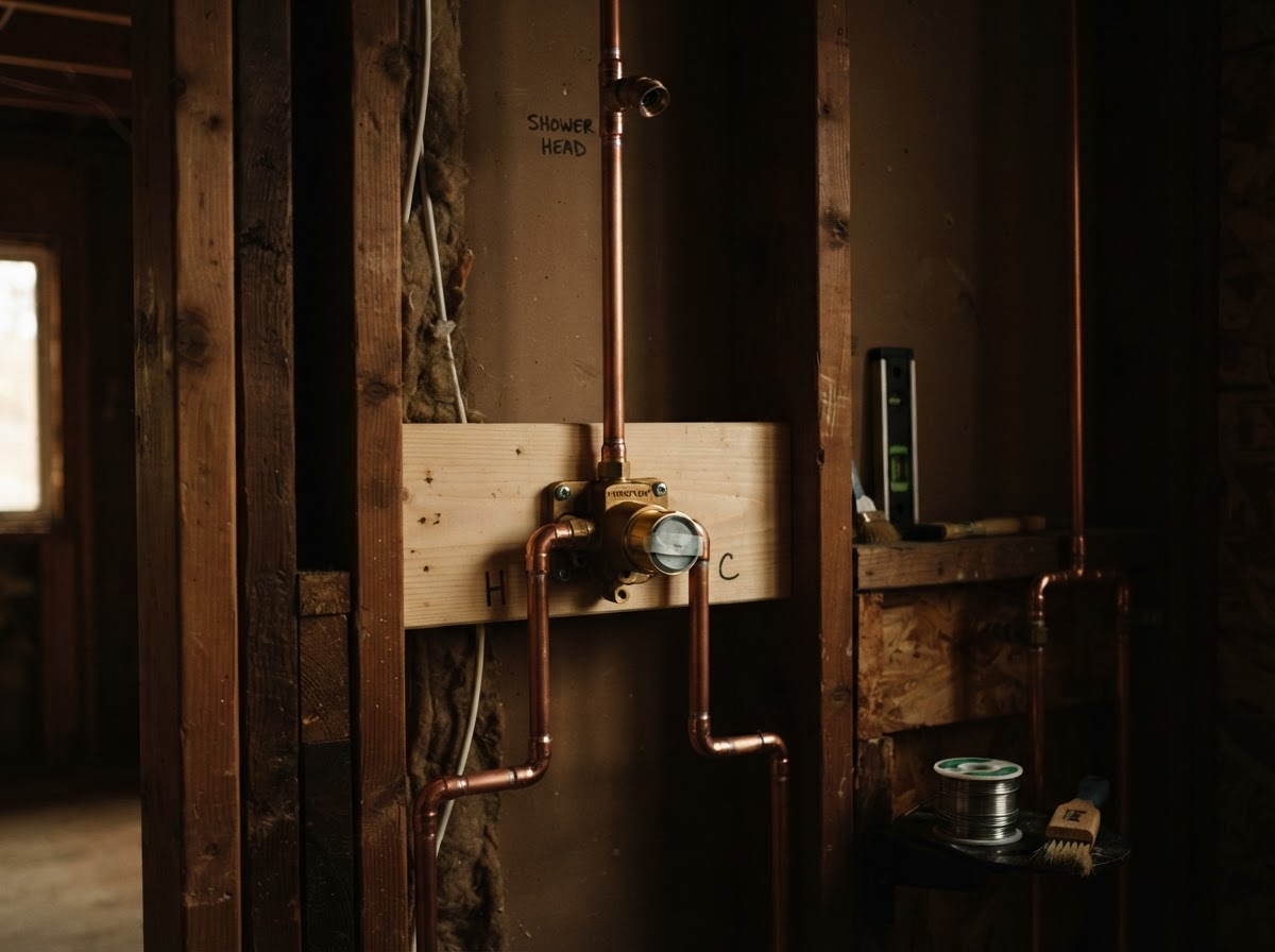 Bathroom rough-in