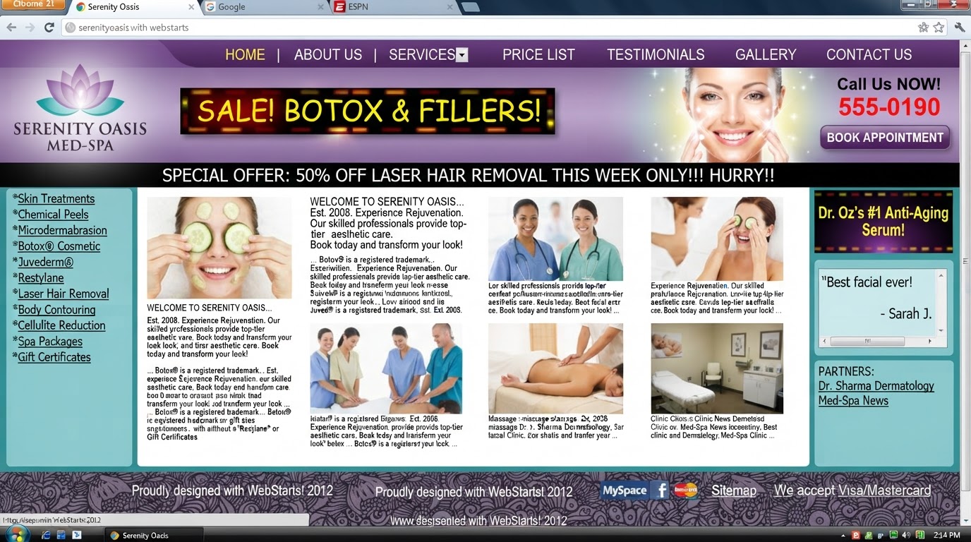 Radiance Med Spa — before