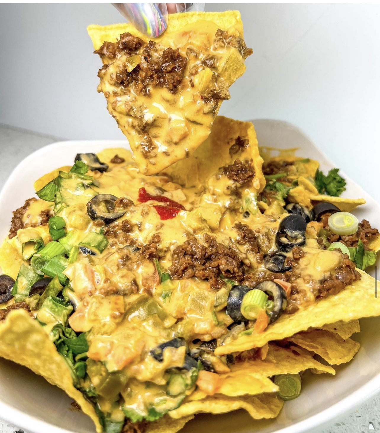 Loaded Vegetarian Nachos