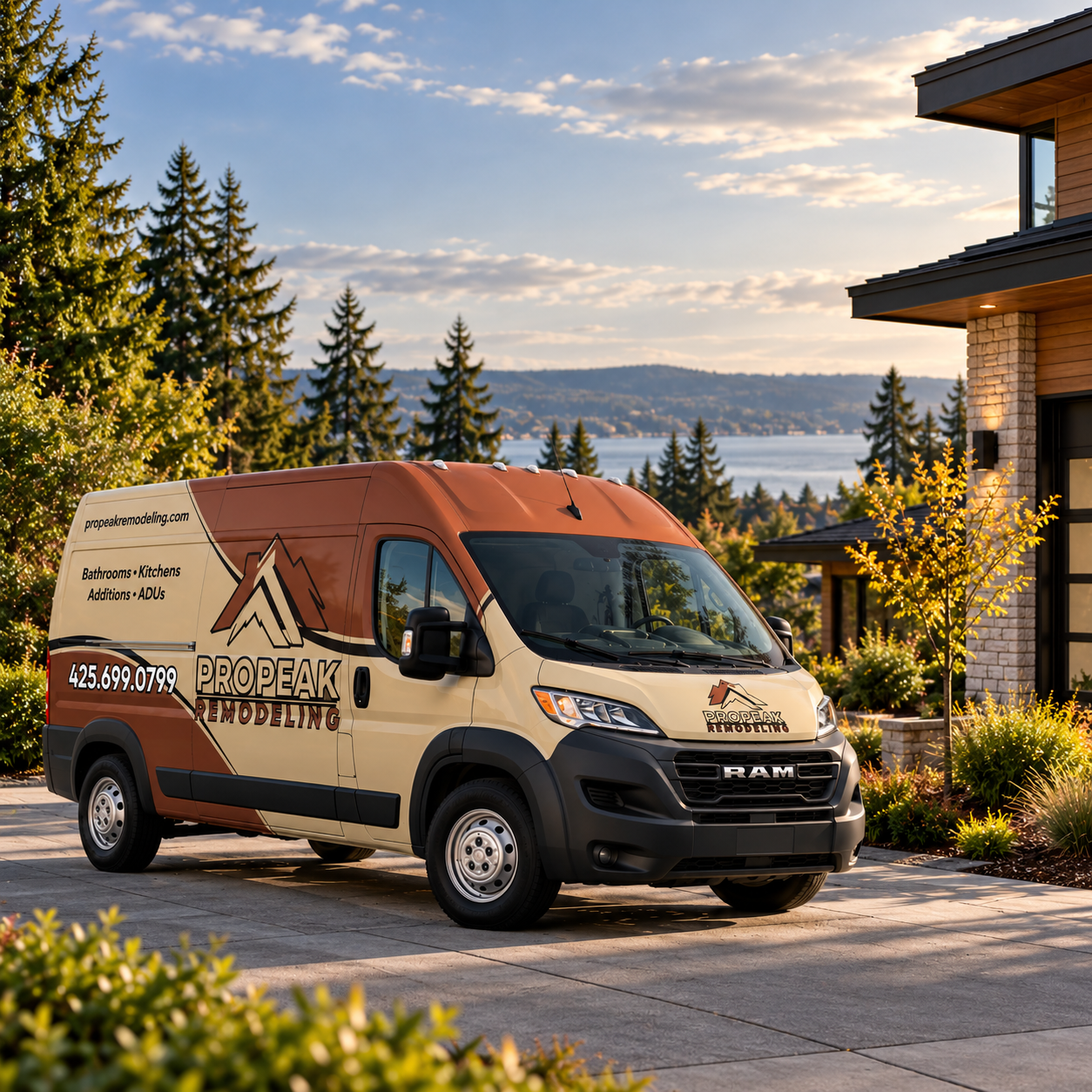 ProPeak Remodeling van serving Greater Seattle homeowners
