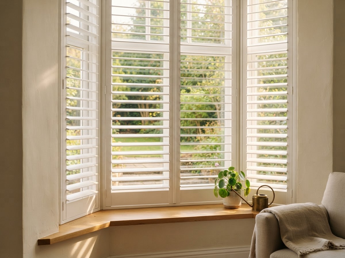 Living Room Plantation Shutter Fitout - Image 3