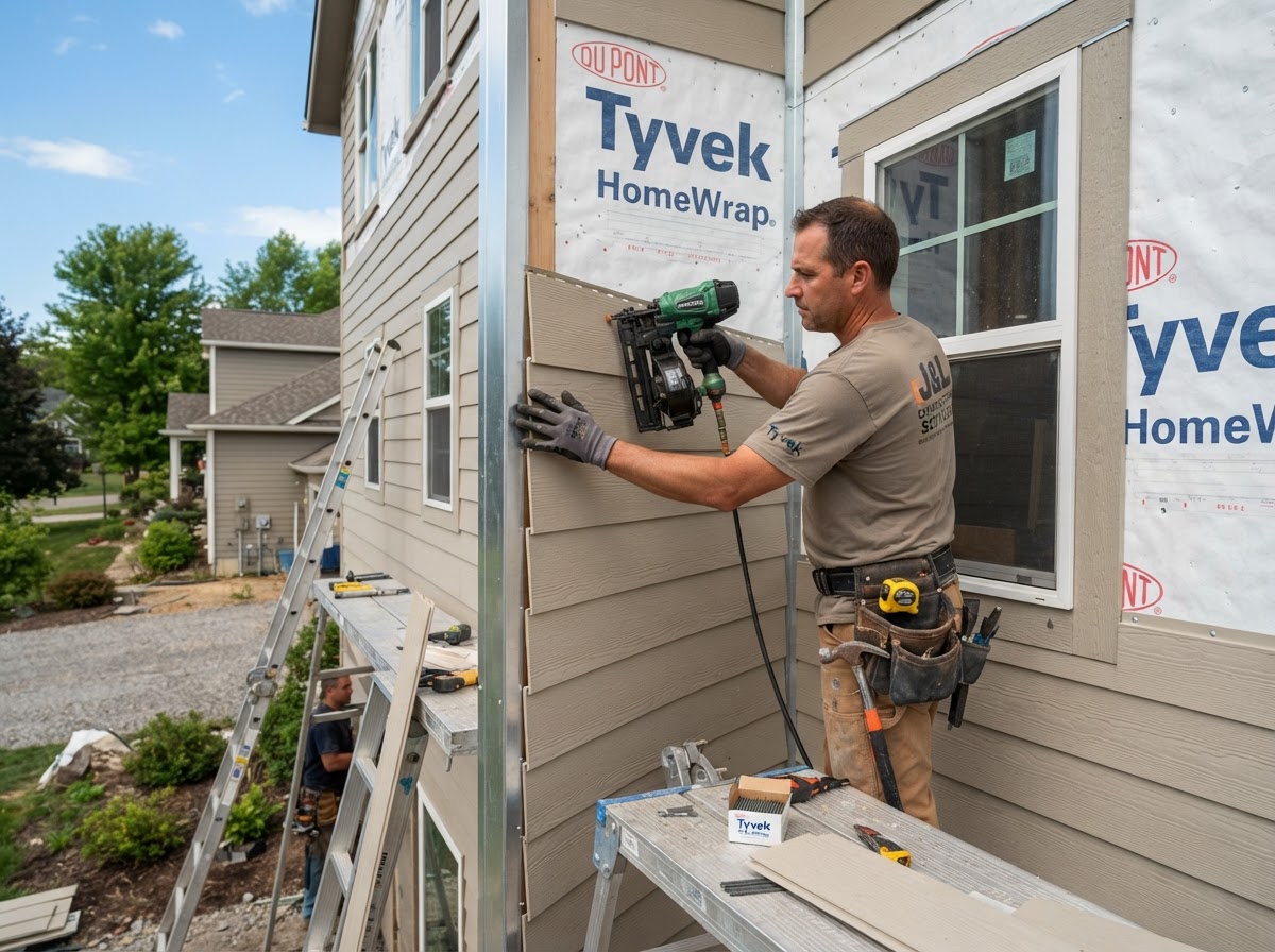 Siding / Exterior professional at work