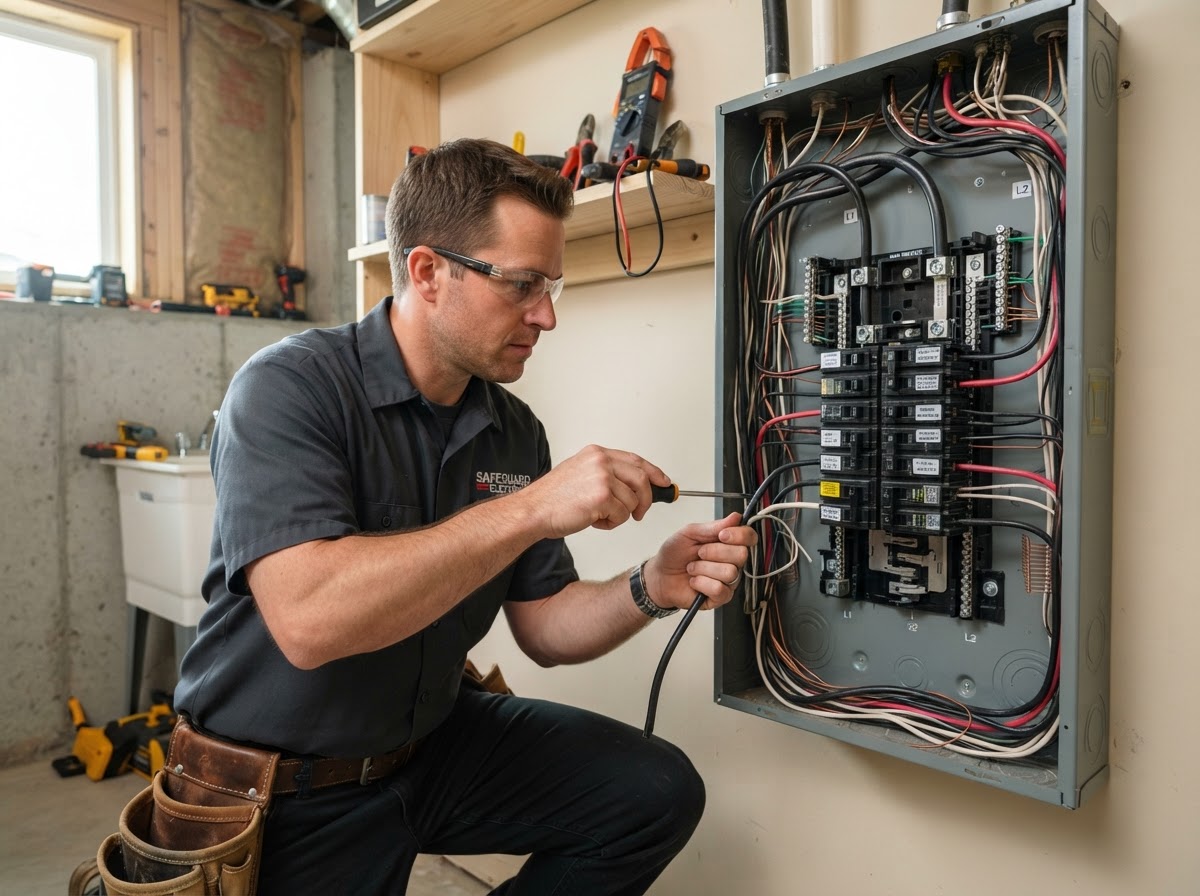 Electrical Contracting professional at work