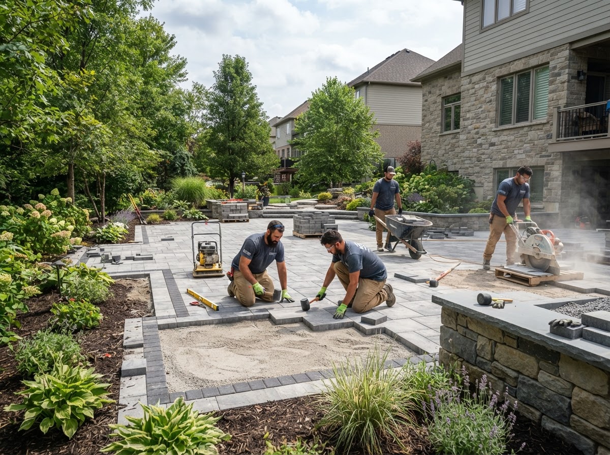 Landscapes & Irrigation professional at work
