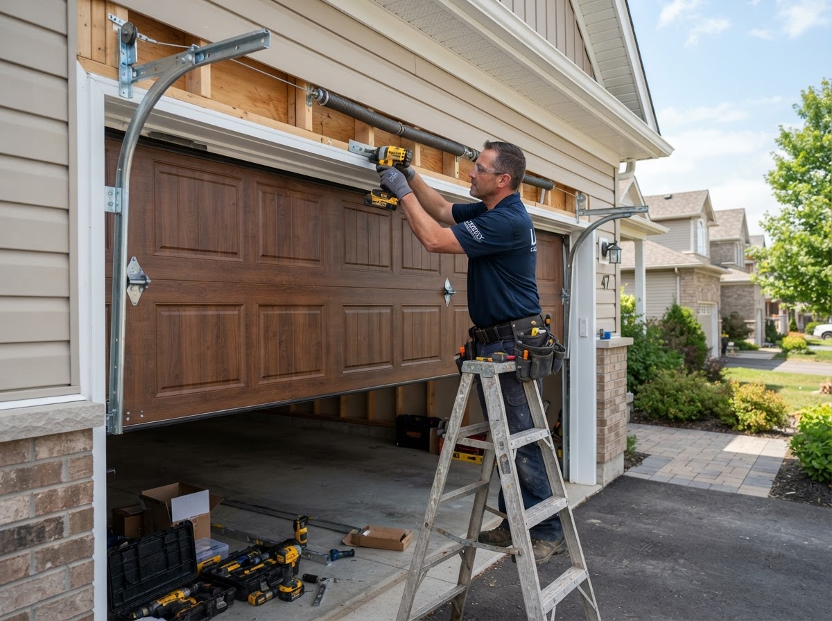 Garage Door Repair professional at work