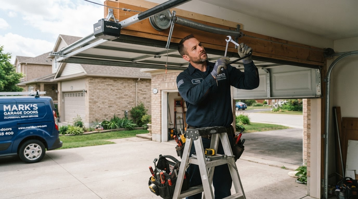 Garage Door Repair sample post created by TurnKey