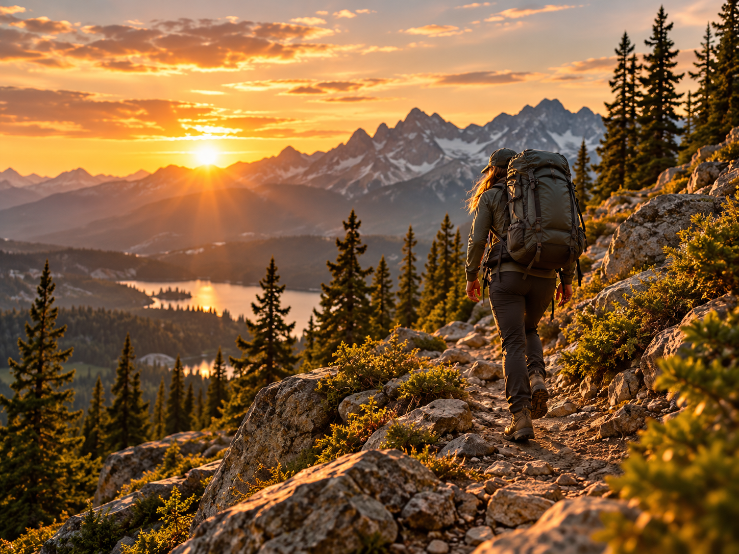 HIKERS using RetractX gear tether