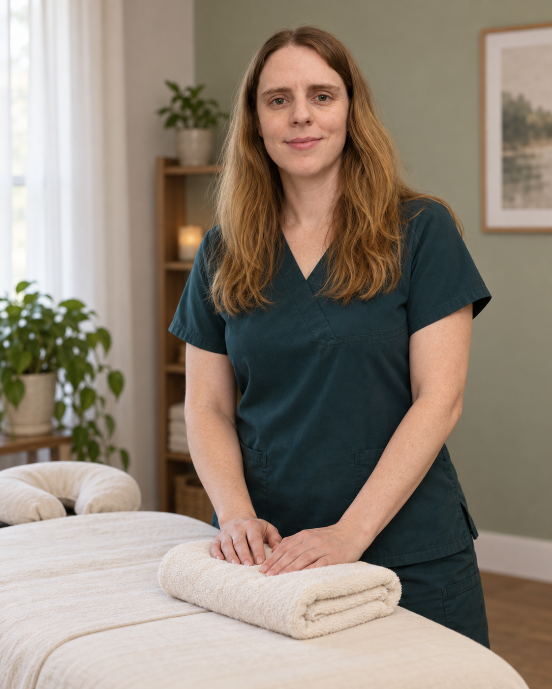 Khloe, massage therapist and founder of Tranquility Life LLC