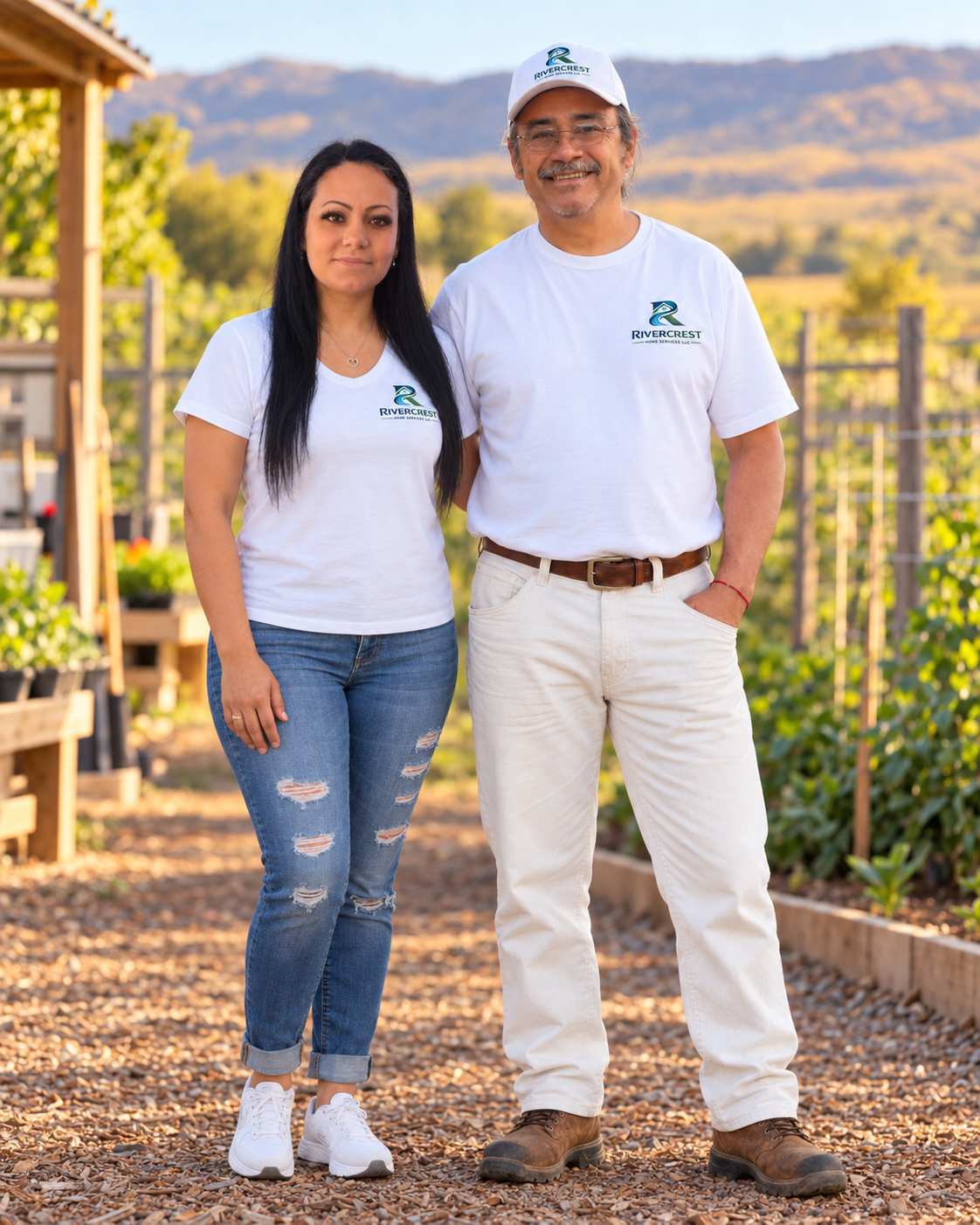 Gregory Perez and family at Rivercrest Home Services LLC in Wenatchee WA
