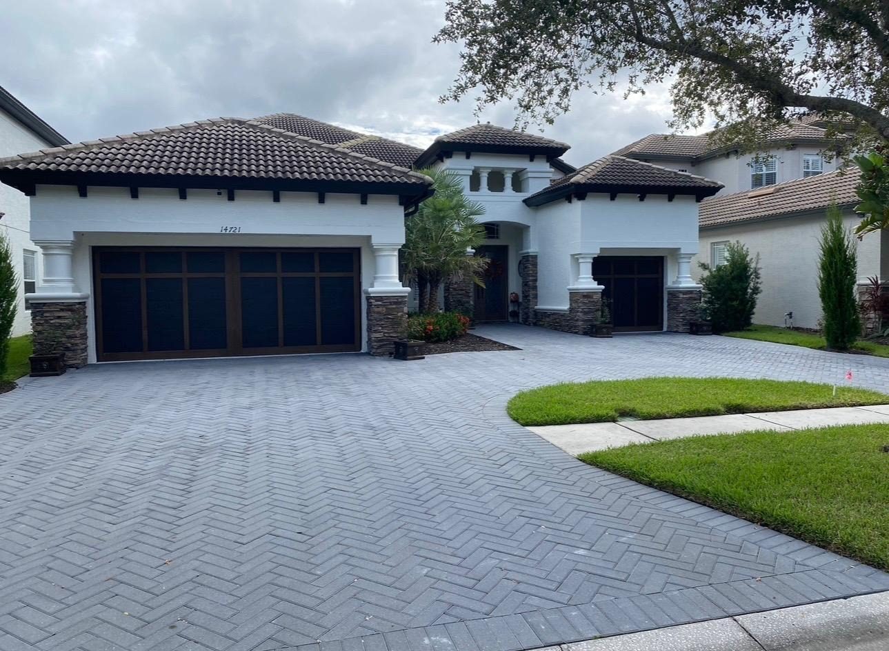 Interior exterior painting project by Ecuaconstruction Corp in Tampa FL